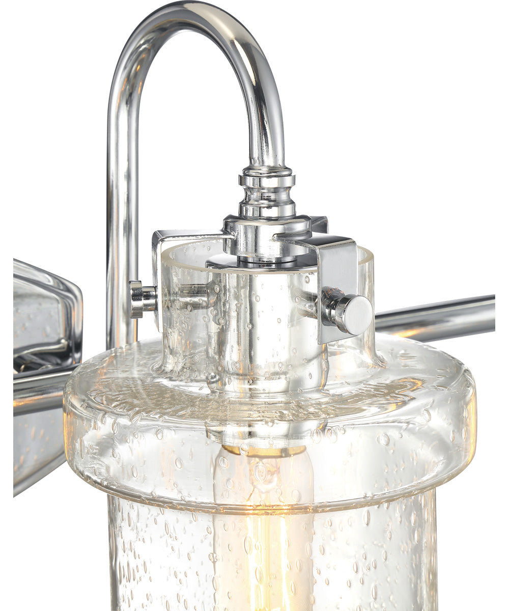 Danbury Medium 2-light Bath Light Polished Chrome