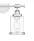 Dixie Medium 2-light Bath Light Polished Chrome