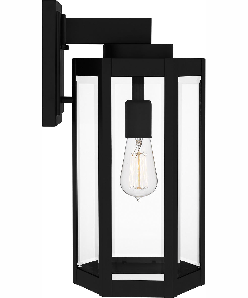 Mesnick Large 1-light Outdoor Wall Light Matte Black