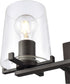 Votisse 15'' Wide 2-Light Vanity-Light - Matte Black