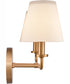 Hoyle 16'' Wide 2-Light Vanity-Light - Brushed Gold