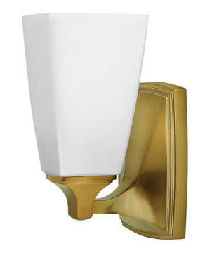 6"W Darby 1-Light Bath Sconce in Brushed Caramel