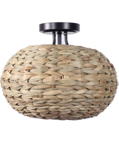 Cove 13.75'' Wide 1-Light Semi Flush Mount - Oil Natural