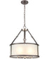 Armstrong Grove 5-Light chandelier  Espresso Brown / Satin Nickel