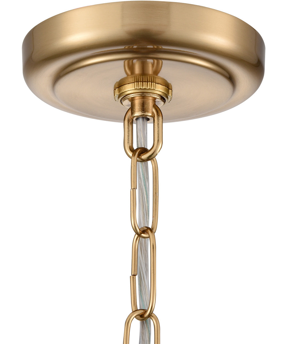 Reese 12'' Wide 1-Light Pendant - Aged Brass