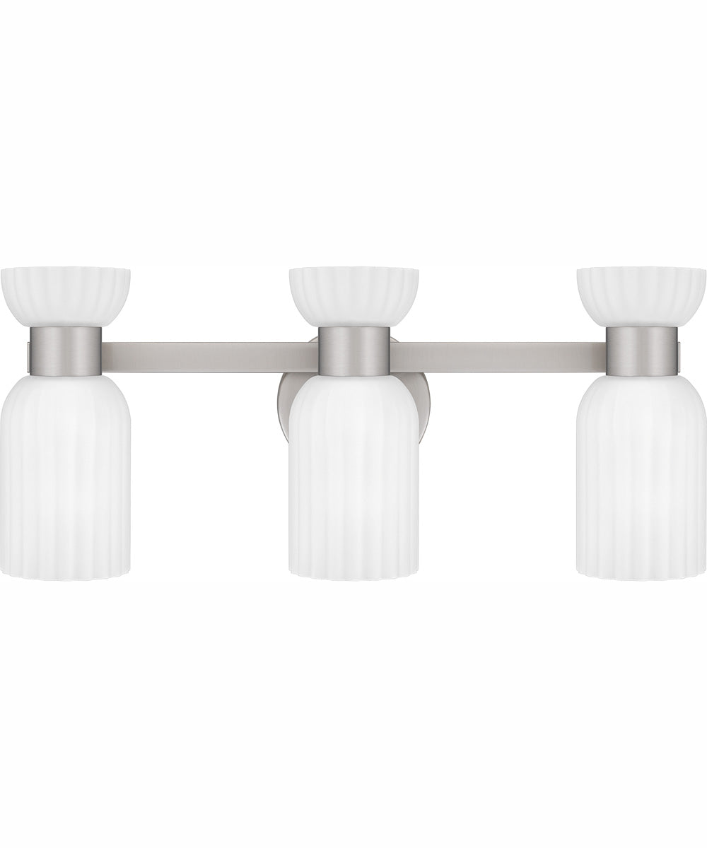 Rembrandt Large 3-light Bath Light Brushed Nickel