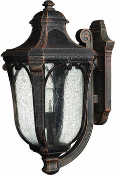 18"H Trafalgar 1-Light Outdoor Wall Lantern Mocha