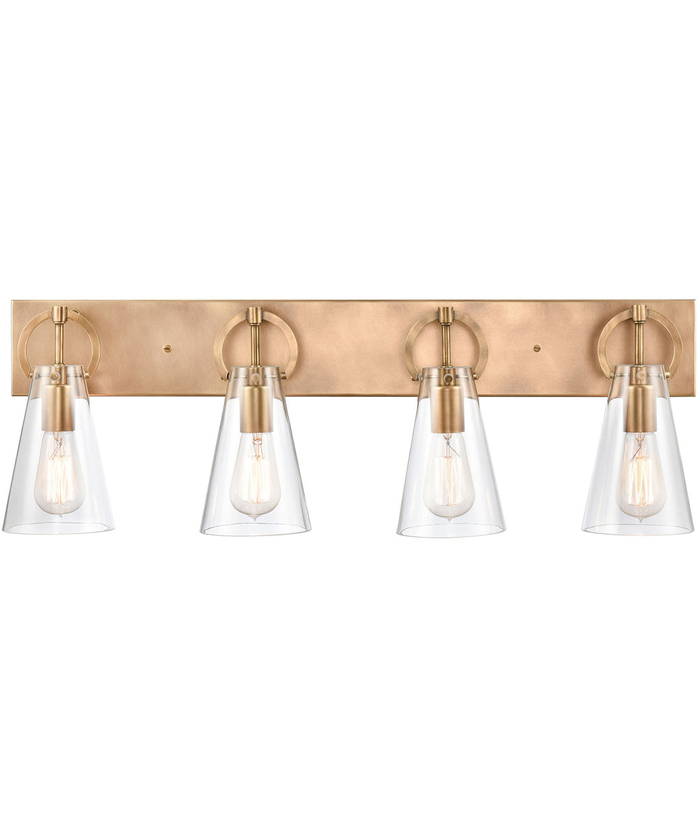 Gabby 4-Light vanity-Light  Natural Brass