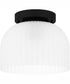 Quoizel Flush Mount Small 1-light Flush Mount Matte Black