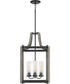 Rowling 4-light Pendant Weathered White Maple