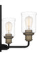 Cox 4-light Chandelier Matte Black