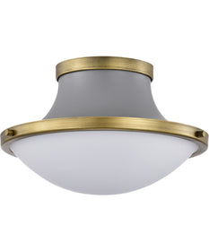 Lafayette 1-Light Close-to-Ceiling Matte Gray