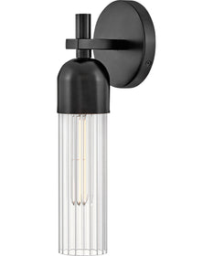 Soren 1-Light Medium Sconce in Black