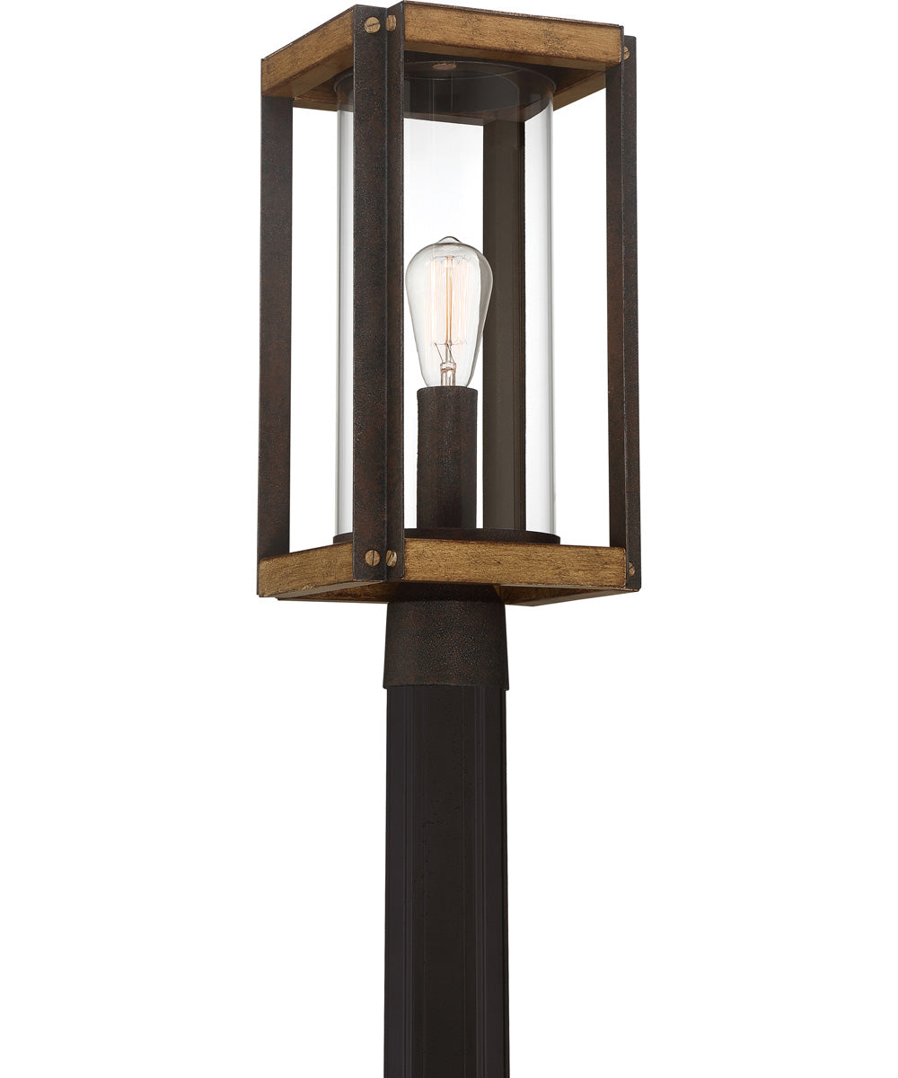 Marion Square Large 1-light Outdoor Post Light Rustic Black