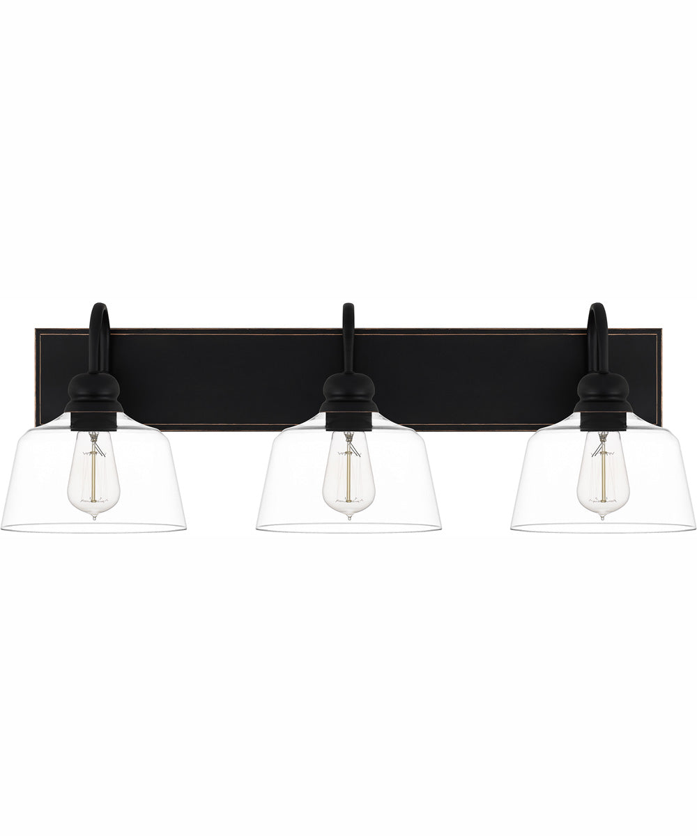 Blanton Large 3-light Bath Light Matte Black