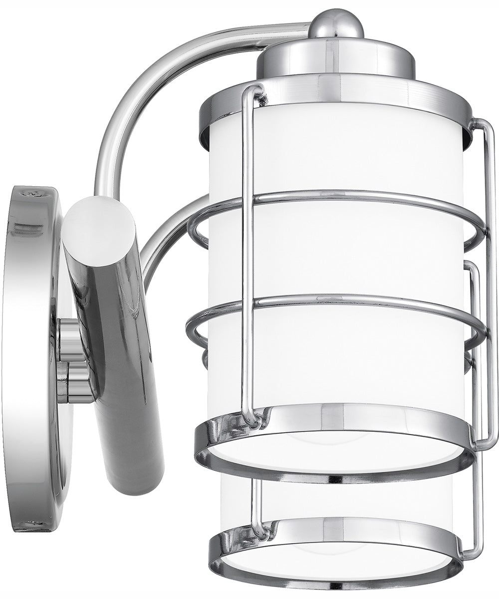 Hazlett Medium 2-light Bath Light Polished Chrome