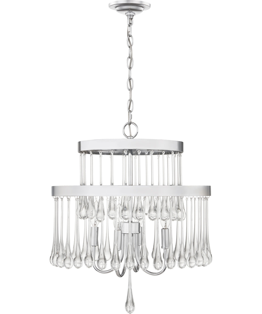 Alva 4-light Pendant Polished Chrome