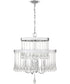 Alva 4-light Pendant Polished Chrome