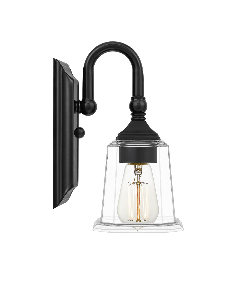 Nicholas Small 1-light Wall Sconce Earth Black