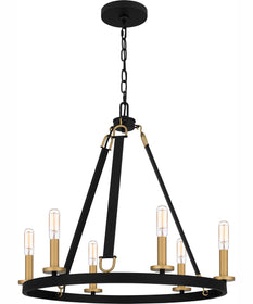 Graylyn 6-light Chandelier Matte Black