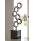 Brevyn Sculpture Black/Silver