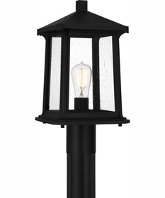 Satterfield Large 1-light Outdoor Post Light Matte Black