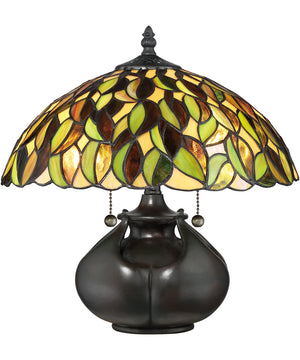 Greenwood Small 2-light Table Lamp Valiant Bronze