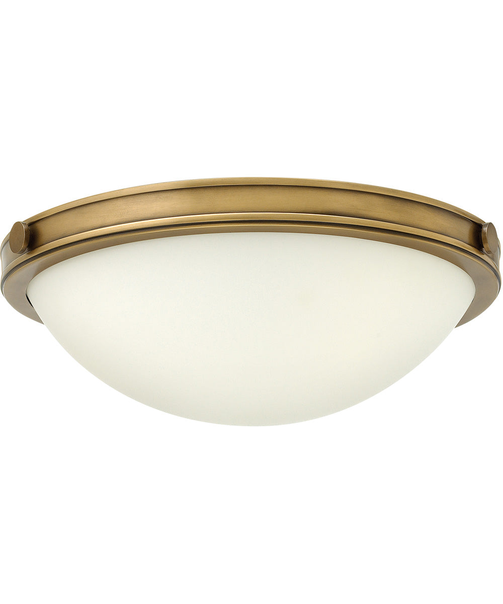 Maxwell LED-Light Small Flush Mount in Heritage Brass