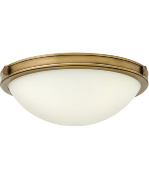 Maxwell LED-Light Small Flush Mount in Heritage Brass