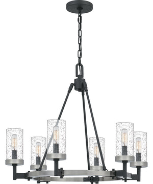 Fallon 6-light Chandelier Earth Black