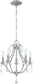 15"W 5-Light Mini Chandelier Brushed Nickel