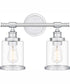 Dixie Medium 2-light Bath Light Polished Chrome