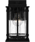 McAlister Small 1-light Outdoor Wall Light Earth Black