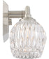 Serena Medium 2-light Bath Light Brushed Nickel