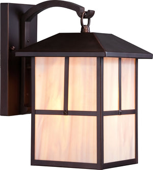 14"H Tanner 1-Light Outdoor Claret Bronze