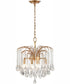 Viola Park 17'' Wide 4-Light Pendant - Gold Leaf