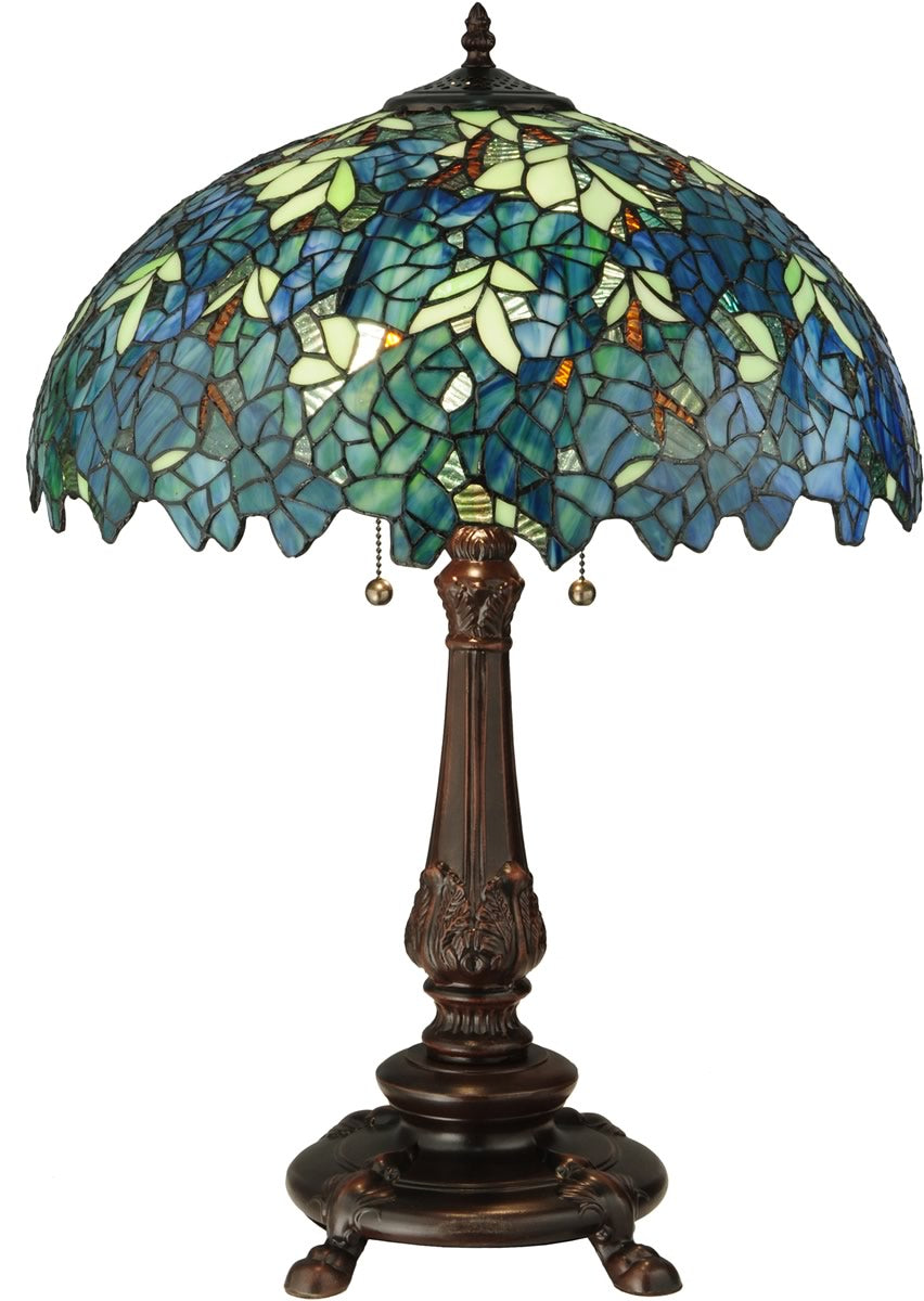 Louis Comfort Tiffany Reproduction Wisteria Table Lamp 