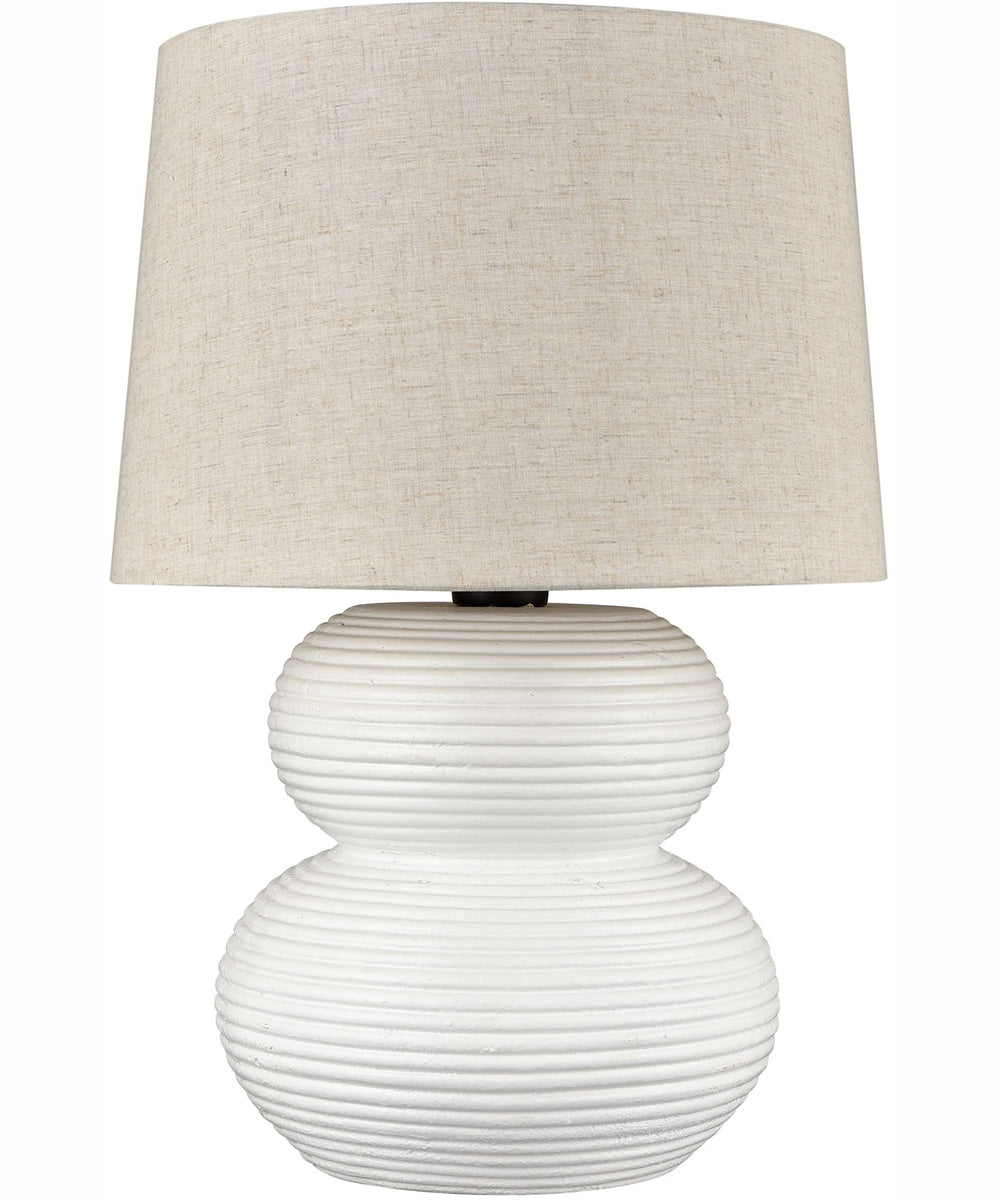 Phillipa 25'' High 1-Light Outdoor Table Lamp - Matte White