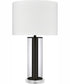 Tower Plaza 26'' High 1-Light Table Lamp - Clear