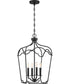 Somerville 4-light Pendant Matte Black