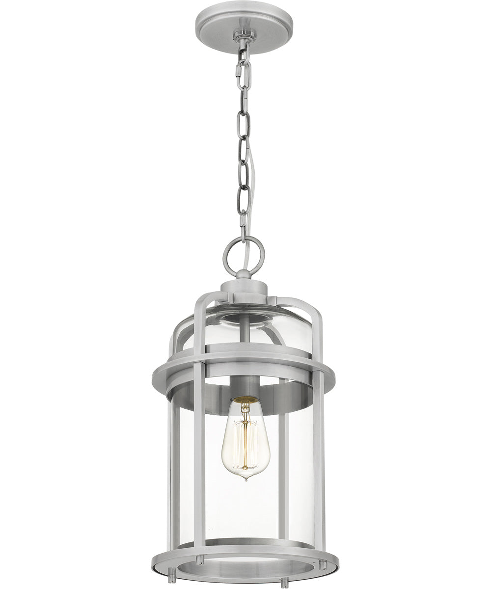 Carrington Large 1-light Outdoor Pendant Light Industrial Aluminum