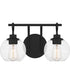 Winston Medium 2-light Bath Light Matte Black