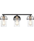 Emerson Large 3-light Bath Light Matte Black