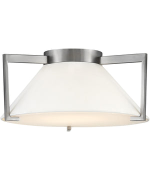 Calla LED-Light Medium Flush Mount in Antique Nickel