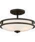 Cadet Medium 3-light Semi Flush Mount Old Bronze