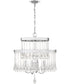 Alva 4-light Pendant Polished Chrome