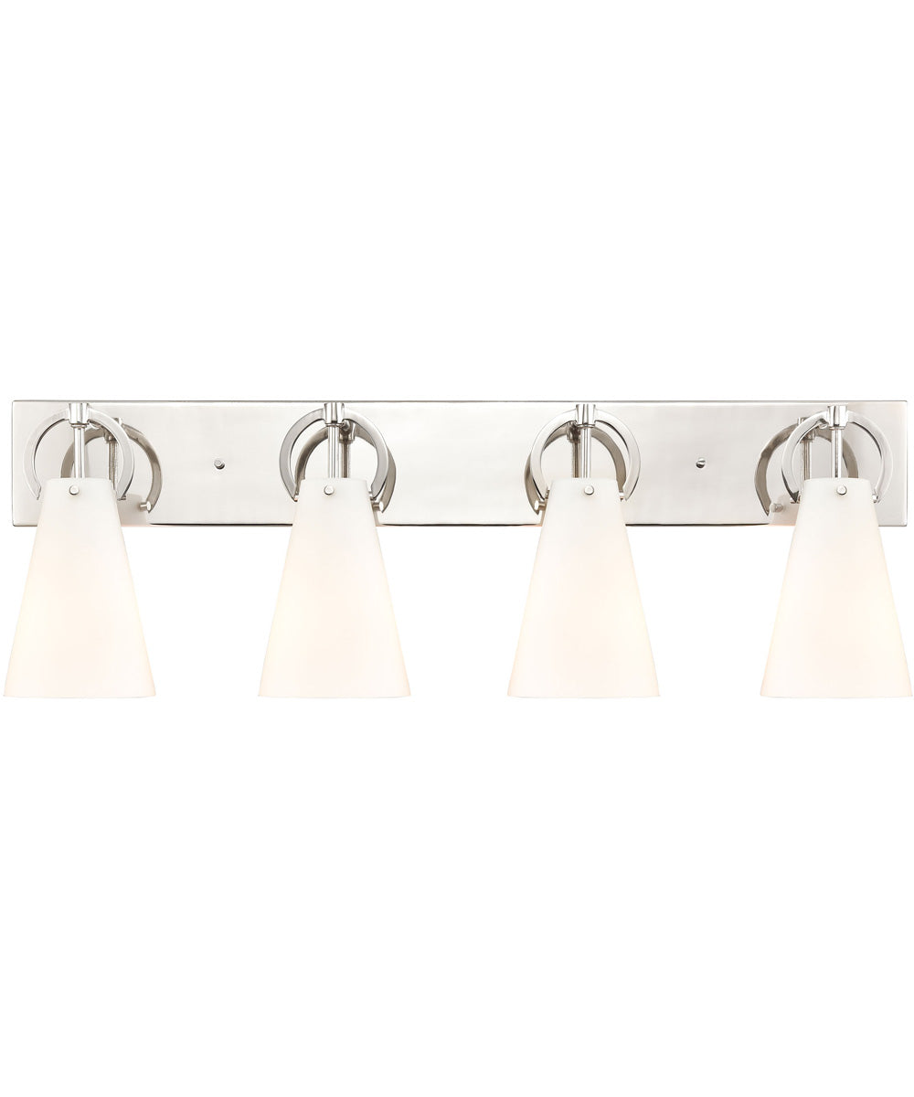 Gabby 4-Light vanity-Light  Polished Nickel