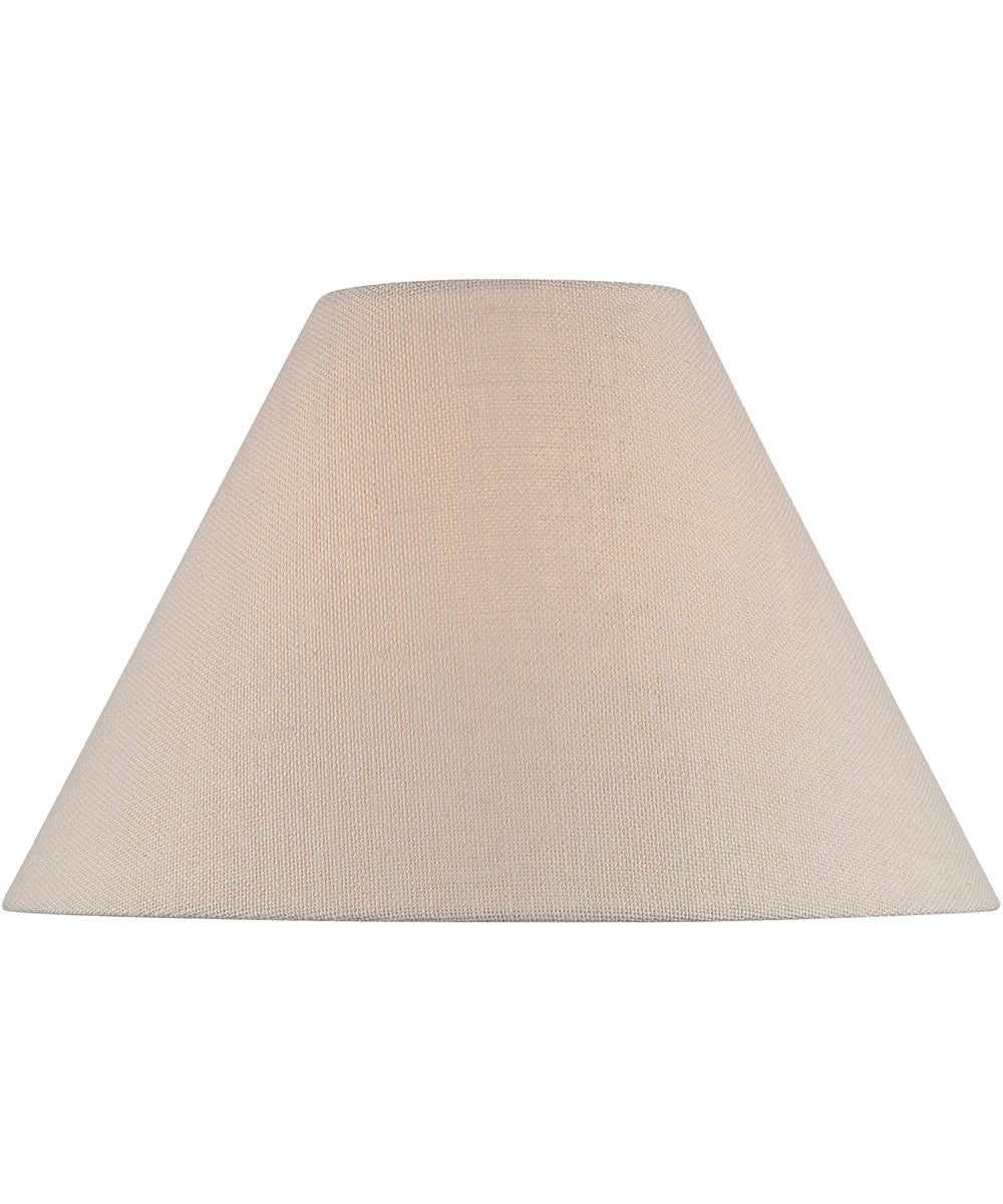 Lamp Shade Empire Fabric Shade - 6"Tx16"Bx11"Sl