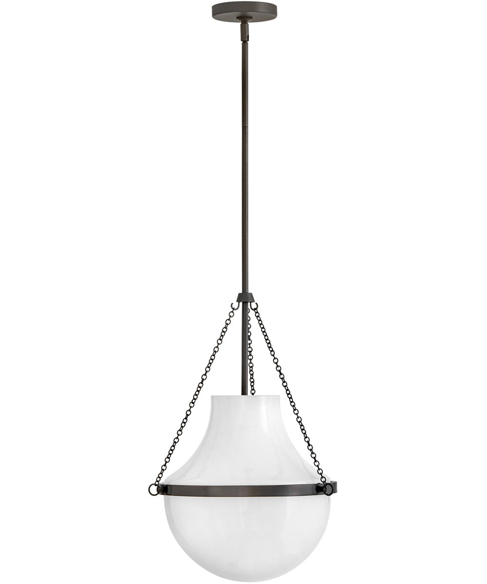 Collins 1-Light Medium Pendant in Black Oxide