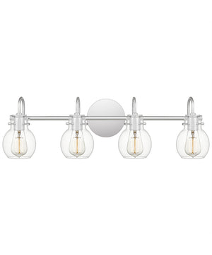 Andrews Extra Large 4-light Bath Light Polished Chrome